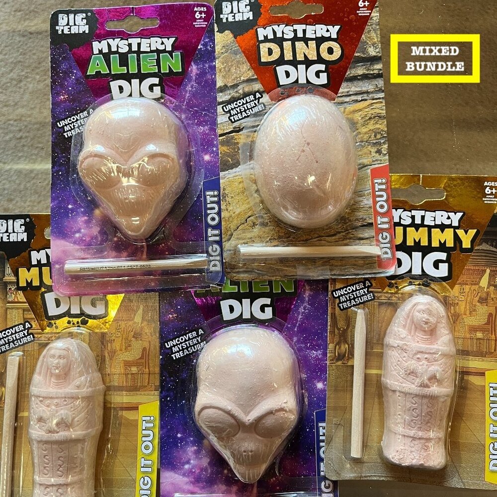 Dinosaur Mummy and Alien digs (new)
